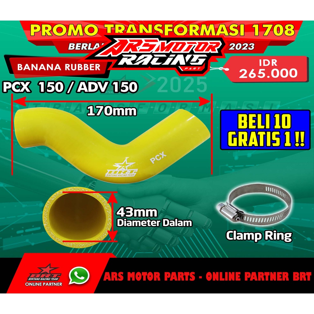 VELOCITY BRT PCX 150 ADV 150 - VELOCITY VELO BANANA BRT PCX ADV