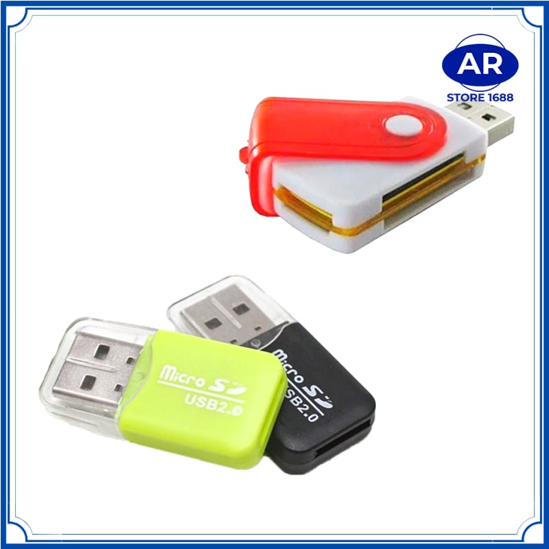 Card Reader 4 Slot / Cardreader All in One/card reader single (micro sd)  / Cardrider USB