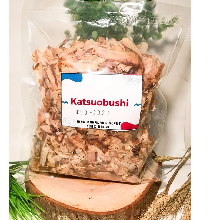 

BISA COD ✔️Katsuobushi , bonito flakes, ikan cakalang serut ecer 100 Gram. Untuk toping takoyaki. Halal!|KD3