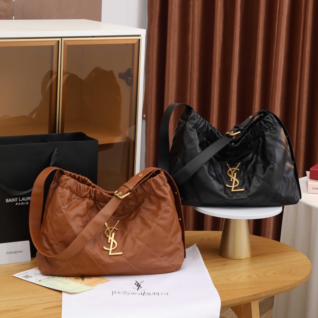 Tas Totebag Selempang Bahu Wanita Impor Fashion Shoulder Slingbag Tote Bag Import YSL 3424 KLT