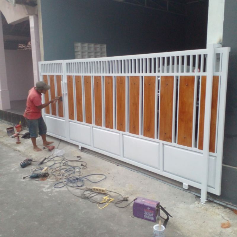 pintu pager rumah minimalis