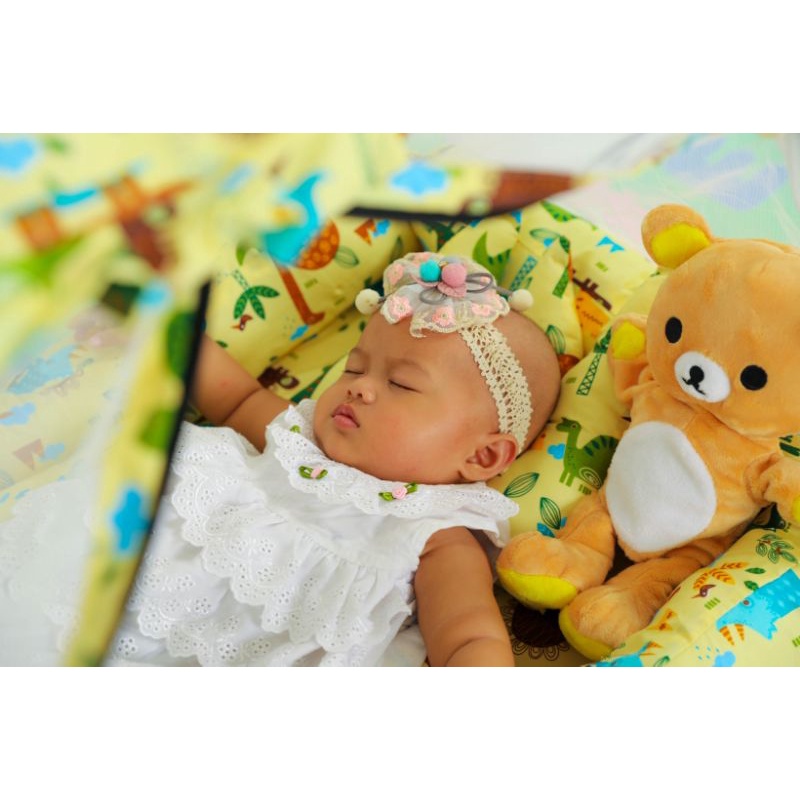 Kasur Bayi Kelambu Tenda Set Bedcover Motif Best Seller