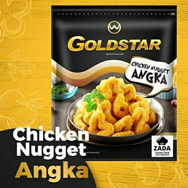 

GoldStar Chicken Nugget Angka 500 Gr