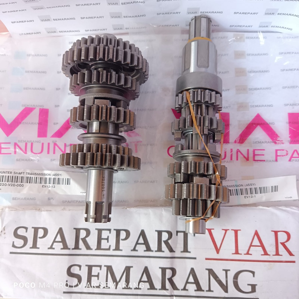 Gear Rasio set viar cross x 200 GT 200 SE, VSR 200 / rasio mainshaft set / rasio counter shaft viar 