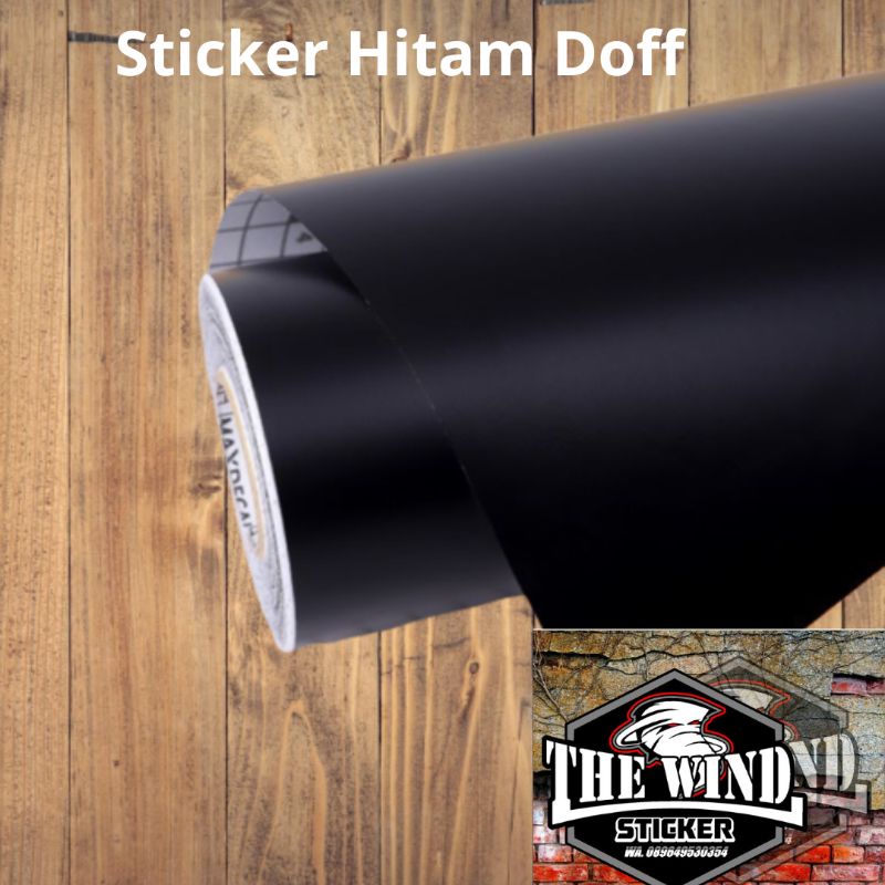 Sticker Skotlet Schotlite Background aquarium Hitam Doff