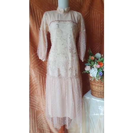 Dress / Gaun / Gamis Pesta / Brukat Premium untuk Anak/Remaja