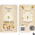 Logam Mulia 0.1 gram gift series happy bday gold