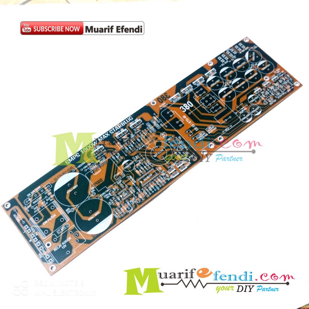 PCB SMPS HALFBRIDGE FOR AUDIO OCP SOFTSTART SG3525A UC3845 LOAD REAL MAX 2000WATT VOLT CUSTOM 380M