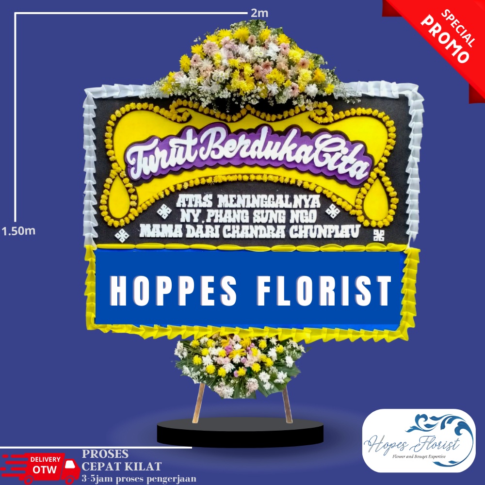 Papan Bunga Duka Cita Rumah Duka Heaven Slipi / Bunga Papan Duka Cita Jakarta