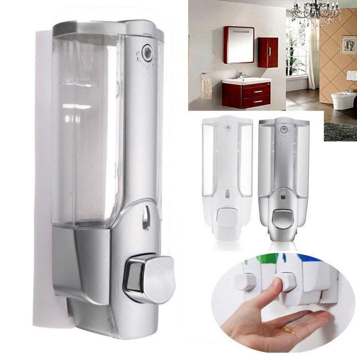 Tempat Sabun Cair Dinding Single Hand Soap Dispenser Keylock 350ML