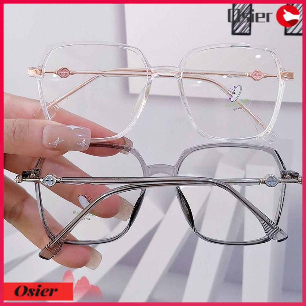 Foto Osier1 Anti-Cahaya Biru Kacamata Retro Kacamata Hias Perlengkapan