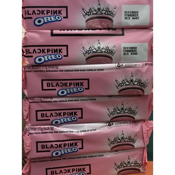 READY STOCK OREO X BLACKPINK MULTIPACK LIMITED EDITION ISI 6PCS PHOTOCARD BLACKPINK FREE