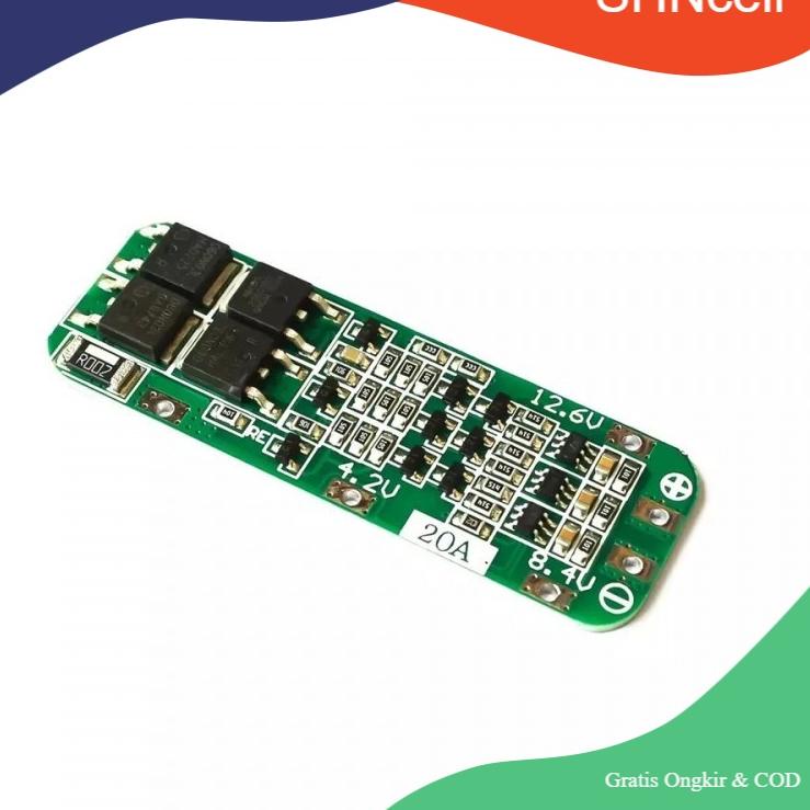 Tiada Duanya BMS 3S 12V 20A Papan Modul PCB Pelindung Charger Baterai Lithium 18650 KRA9