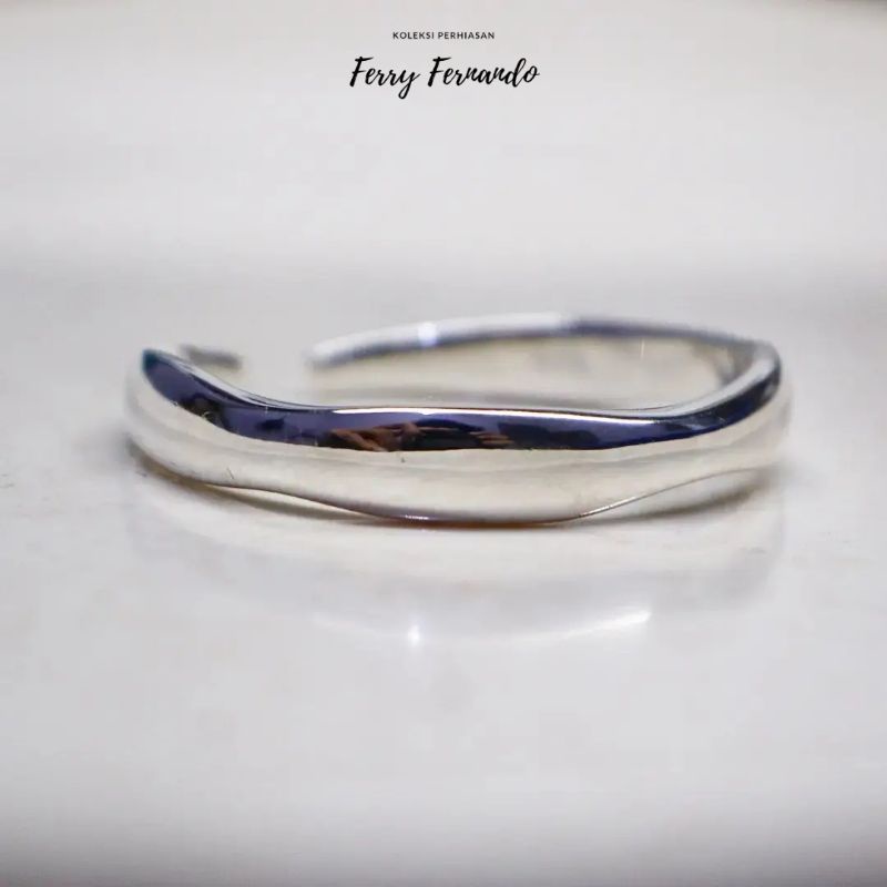 Cincin Pria Casual Perak Asli 925 Cp.19