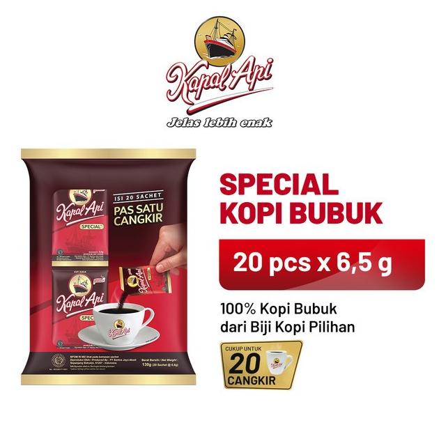 

[BISA COD] KAPAL API Special Merah 1 Bag (20 x 6.5 gr)