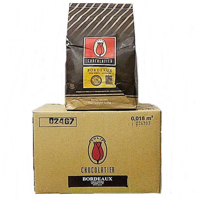 

Tulip Bordeaux Coklat Bubuk 2.5 Kg / Dark Cocoa Premium 2.5Kg