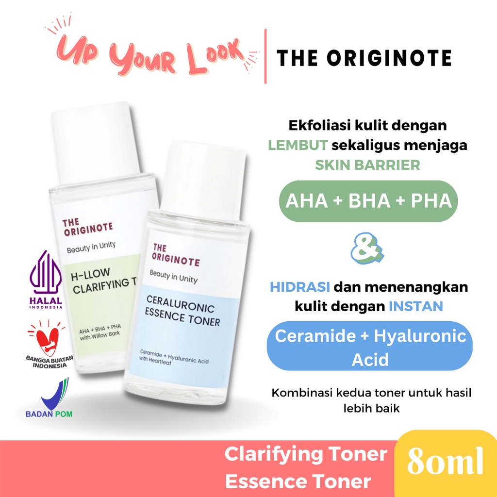 ✨Up Your Look✨ The originote clarifying essence toner wajah