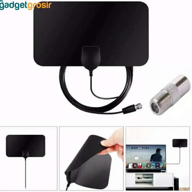 [KODE J077] Antena TV Digital Taffware TFL D139 High Gain 25-dB Indoor Outdoor Kabel 3 Meter VHF UHF