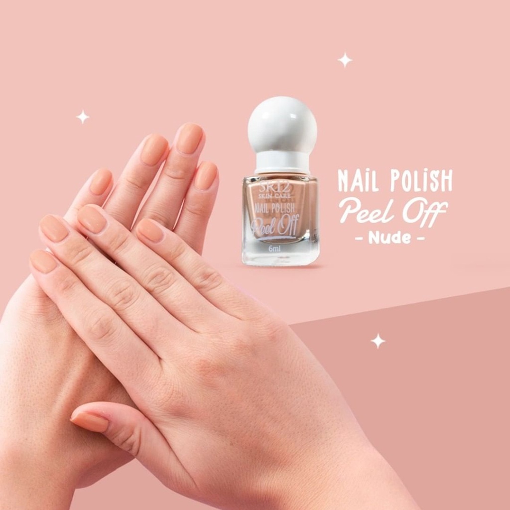 Kutek SR12 - Nail Polish SR12 - Nail Polish Peel Off SR12 - Cat Kuku SR12 Skincare - Kutek Halal