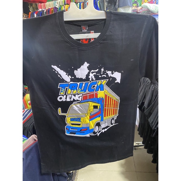 kaos oblong truck oleng distro size L