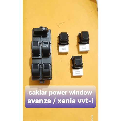 saklar swich power window mobil  avanza/xenia VVT-I harga 1 set 4pcs 4pintu