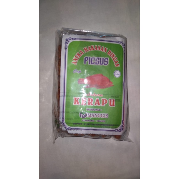 

Piscus Makaroni ikan kerapu / Camilan Pedas - Gurih -Nagih isi 20 pcs