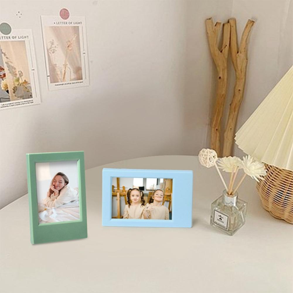 [Elegan] Tempat Foto Mini Kreatif Tempat Foto Polaroid Home Decor Mudah Digunakan Classic Photo Holder
