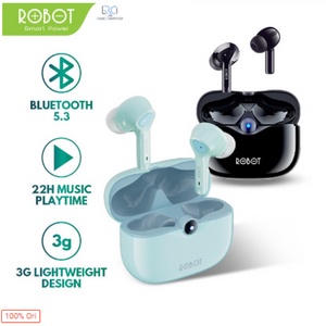 ROBOT Hearset Airbuds T30 Wireless Bluetooth 5.3 Earphone TWS Earbuds ORIGINAL