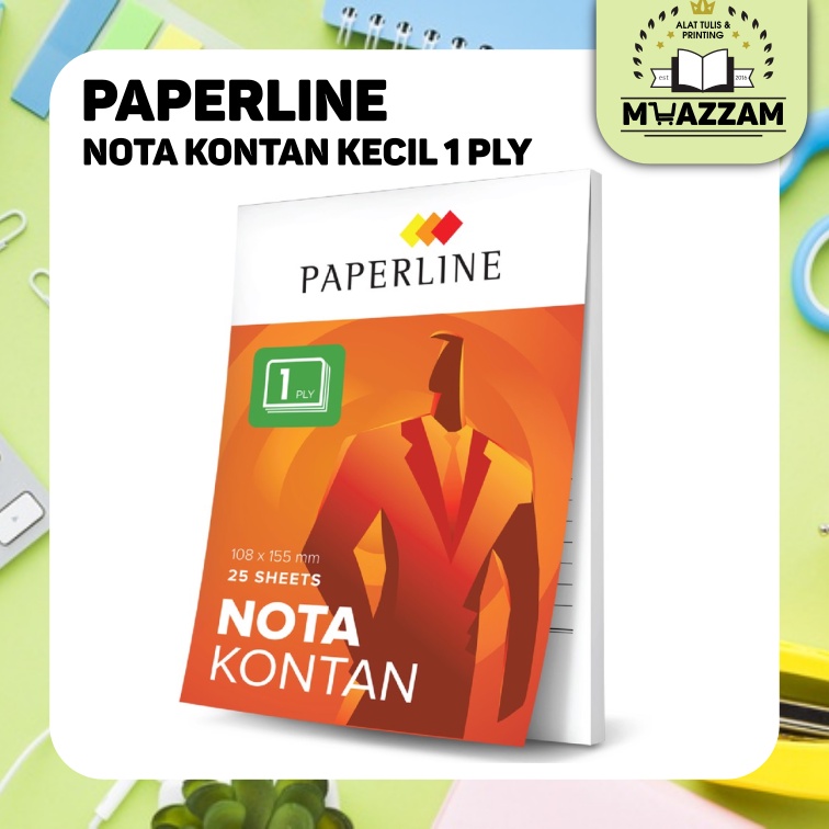 

Paperline Nota Kontan K1 1 ply Kecil