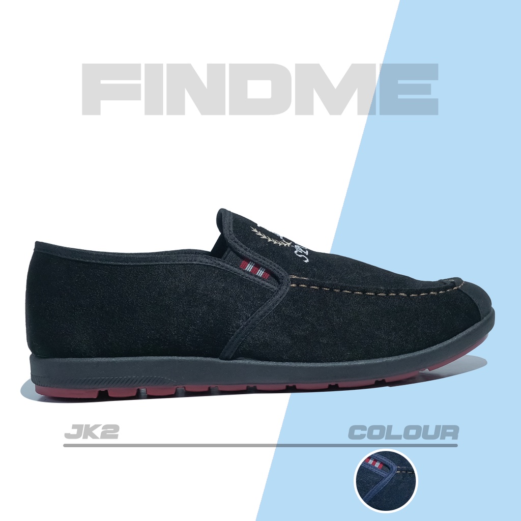 SEPATU PRIA COWOK KERJA IMPORT BAHAN STRETCH NYAMAN SOLE KARET CASUAL HITAM TERBARU JK2