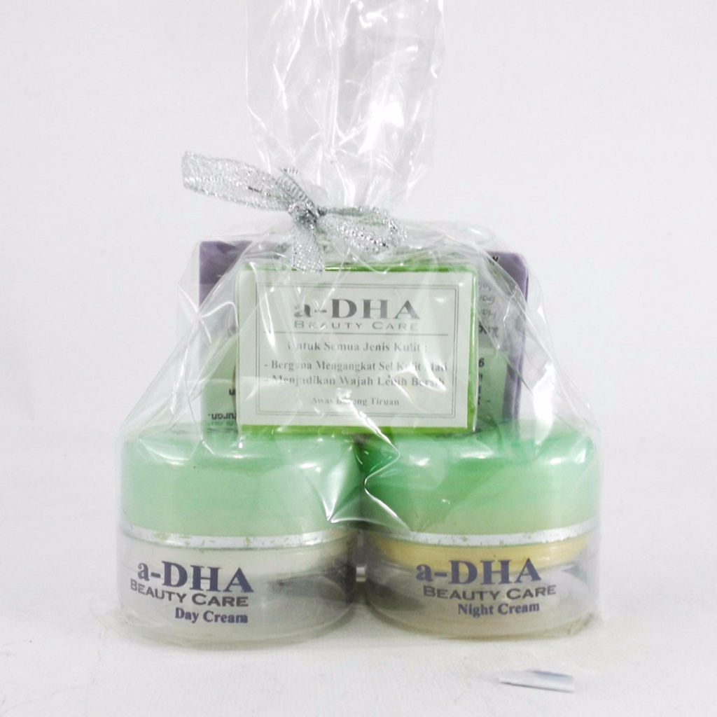 CREAM A-DHA HIJAU // Cream A-dha Hijau Series Original - PAKET Pemutih Wajah