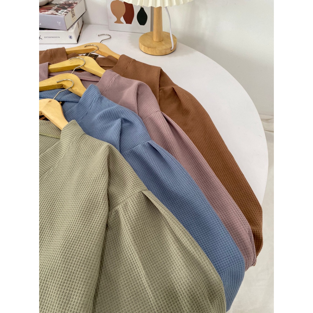 Yura Puffy Outer / Outwear Waffle Oversize