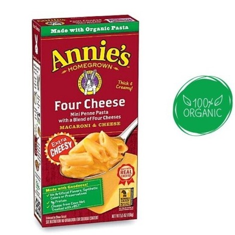 

ANNIE'S PENNE & FOUR CHESSE MACARONI & CHEESE 156gr