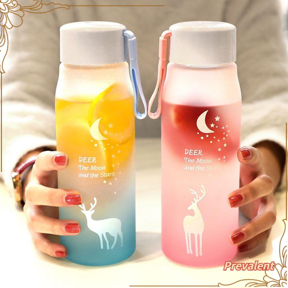 Preva 560ml Botol Air Plastik Portable Travel Anti Jatuh Fitness Olahraga Outdoor