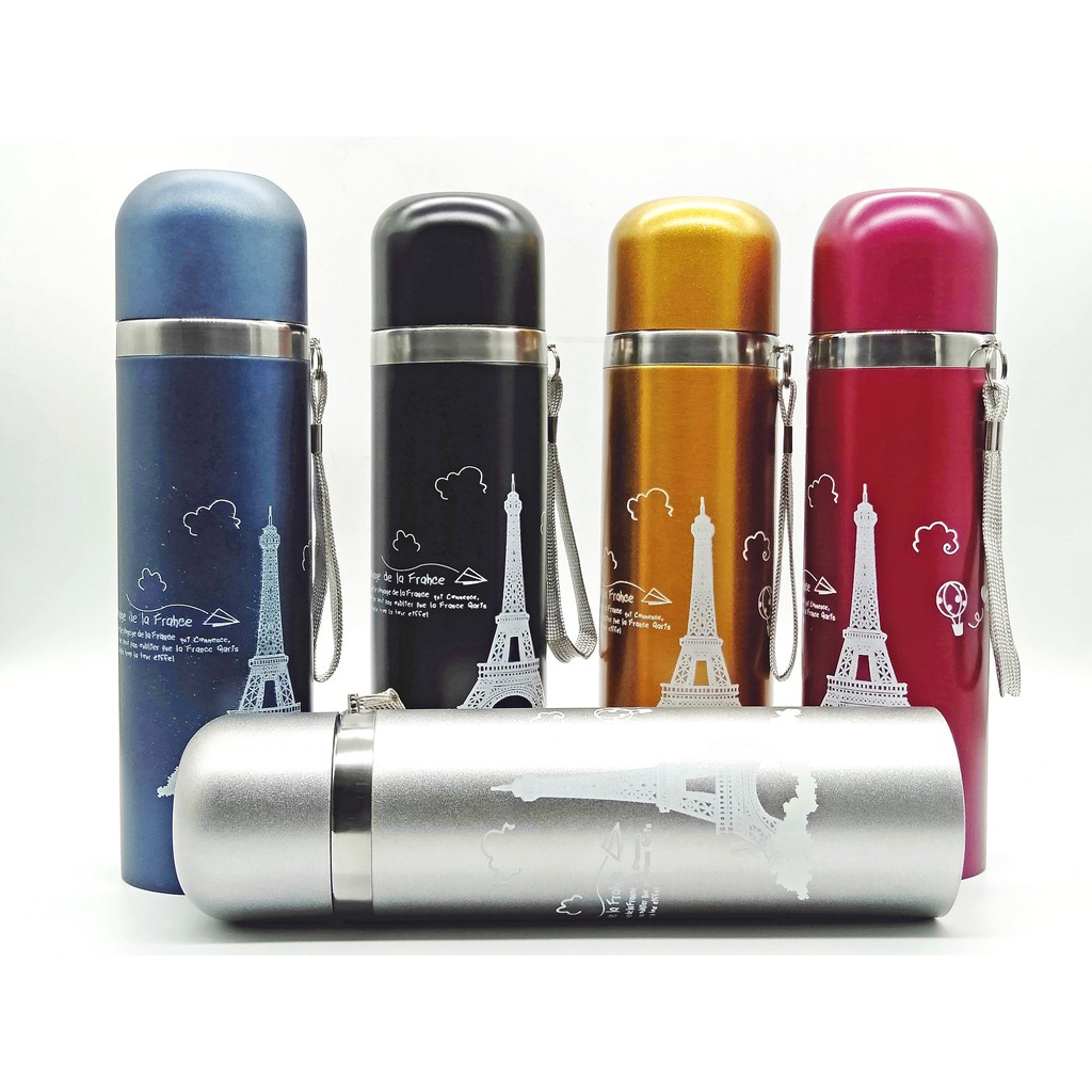 ADFUNFANCY TERMOS AIR PANAS PARIS 500 ML TERMOS STEINLESS STEEL