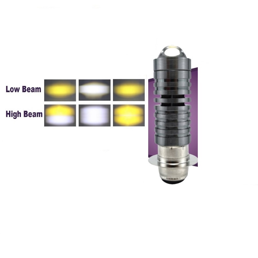 Lampu Utama LED D2 Laser Motor AC DC Matic 2 Warna H6 D2A Bebek Matik