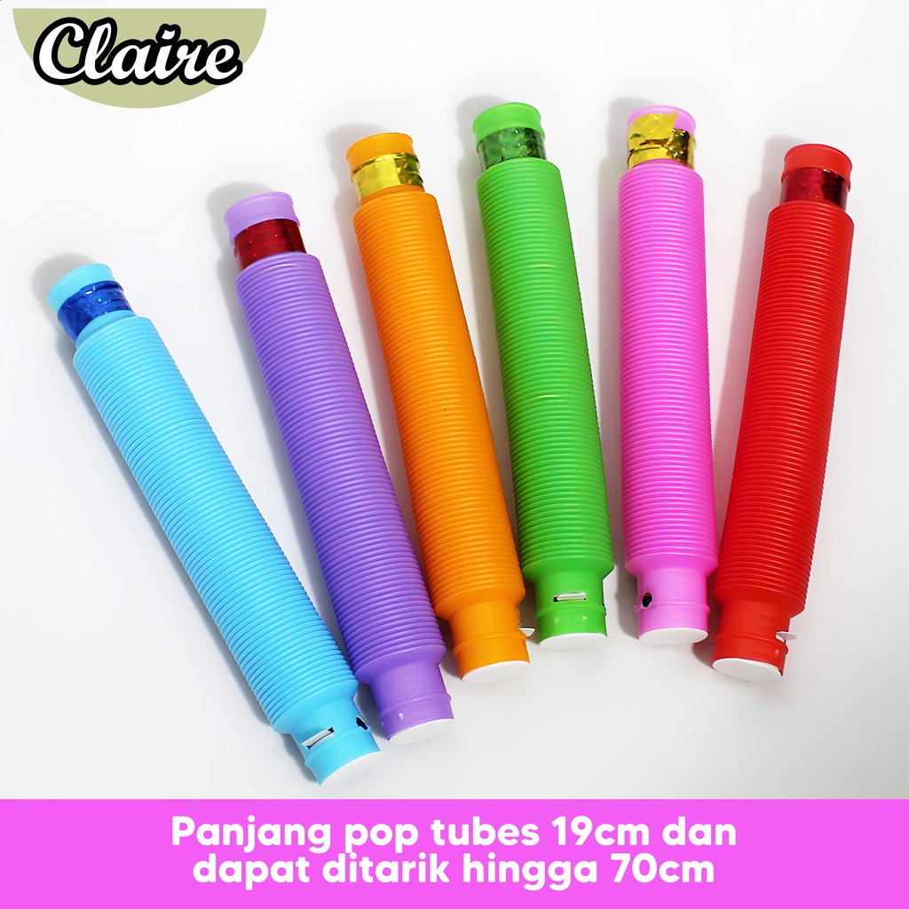 Pop Tubes Light Up LED Mainan Anak / Selang Lampu Mainan Anak