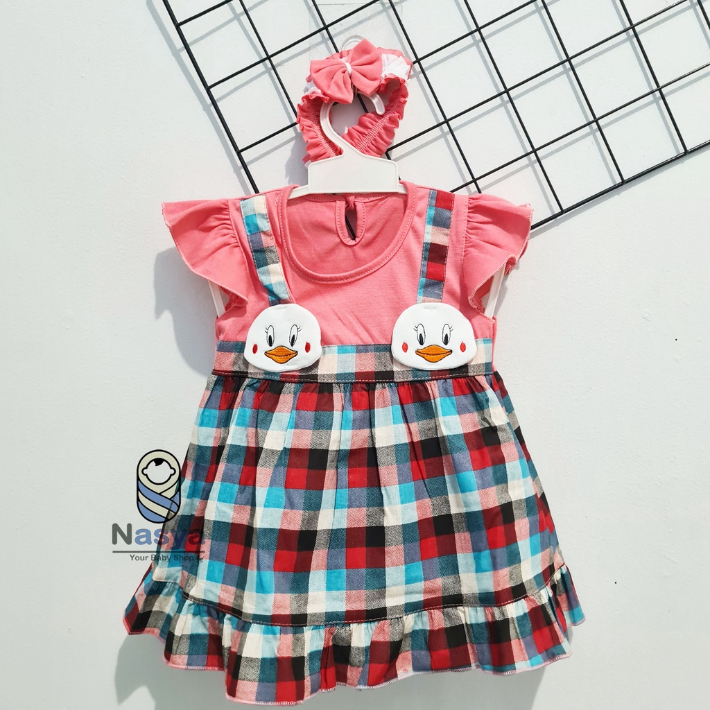 [P-018] Dress Bayi (0-6 bulan) / Setelan Bayi Perempuan Motif Bunga