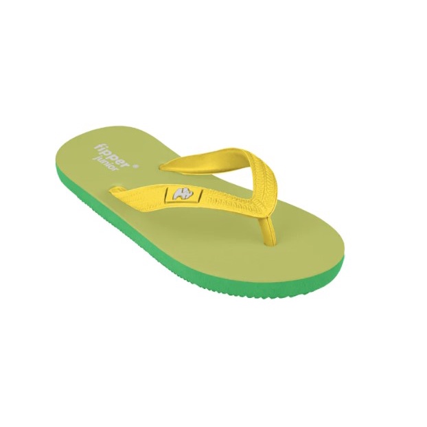 Sandal Fipper Junior Green Seed Green Universal Yellow Garden Original