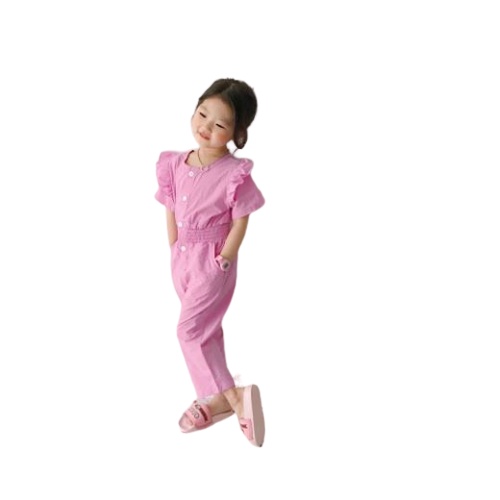 KALILA - FLOWLY Jumpsuit Baju Anak Perempuan Umur 1 - 6 Tahun | Jumpsuit Anak Cewek