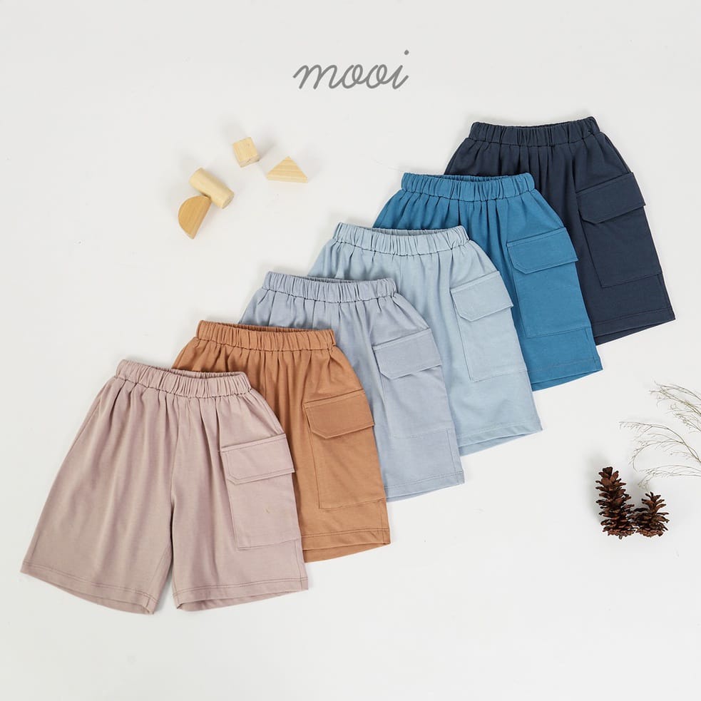Mooi Celana Pendek Anak Farel Pocket Pants