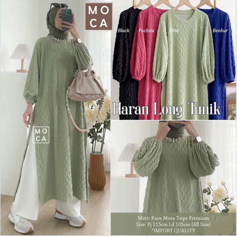 3057 long tunic dunna moza tripe merk clarke midi dress