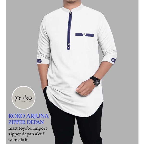 PIK - Koko Kurta Arjuna S, M, L, XL, XXL, 3XL / KOKO TERBARU 2021/ BAJU KOKO PRIA JUMBO/ BAJU MUSLIM PRIA/ KOKO MURAH