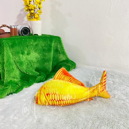 Pillowart - Bantal Boneka Ikan Koi Ikan Hias Size S - ART045