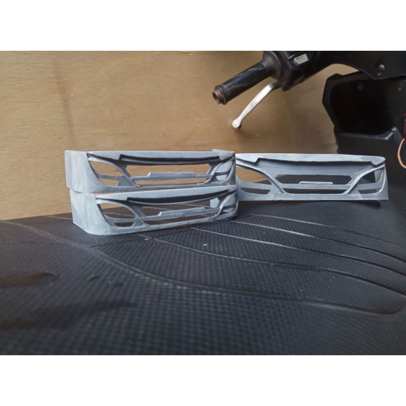 bemper patriot miniatur truk skala 1:14