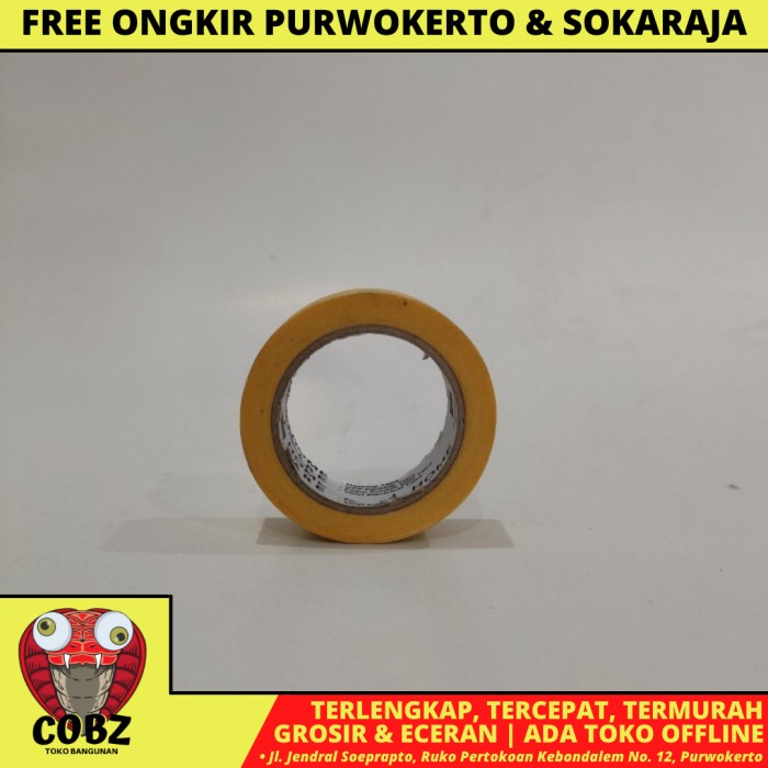 

18 MM X 10 Y / HOME CARE ISOLASI LAKBAN SELOTIP KERTAS MASKING TAPE