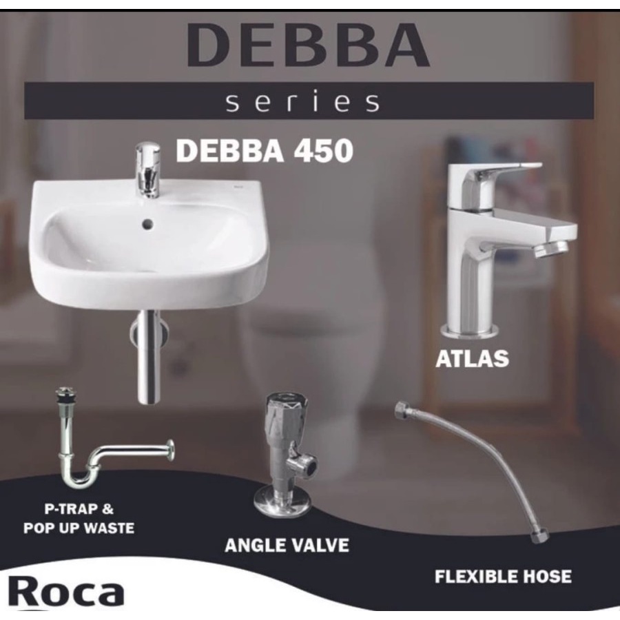 Wastafel Set ROCA Debba Minimalis