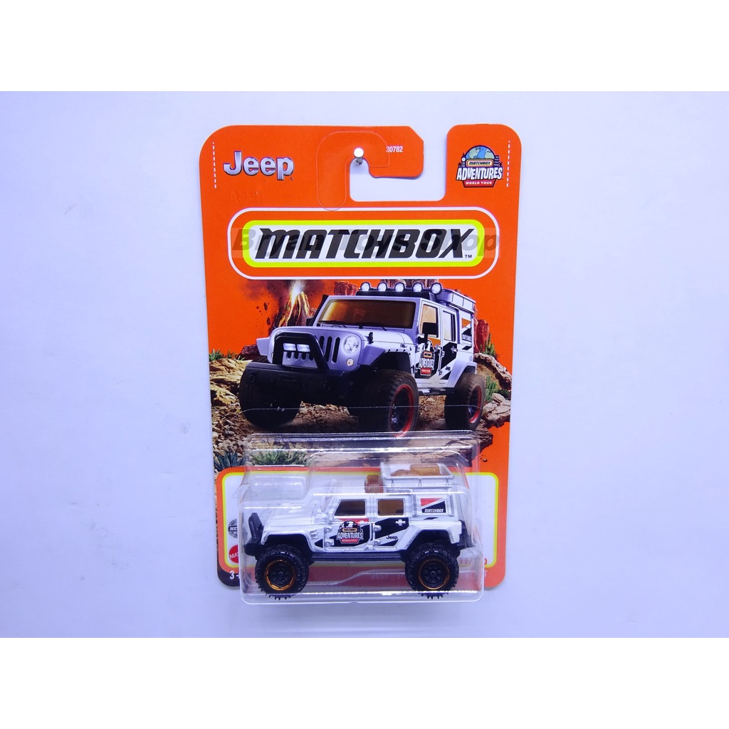 Matchbox Jeep Wrangler Superlift Putih