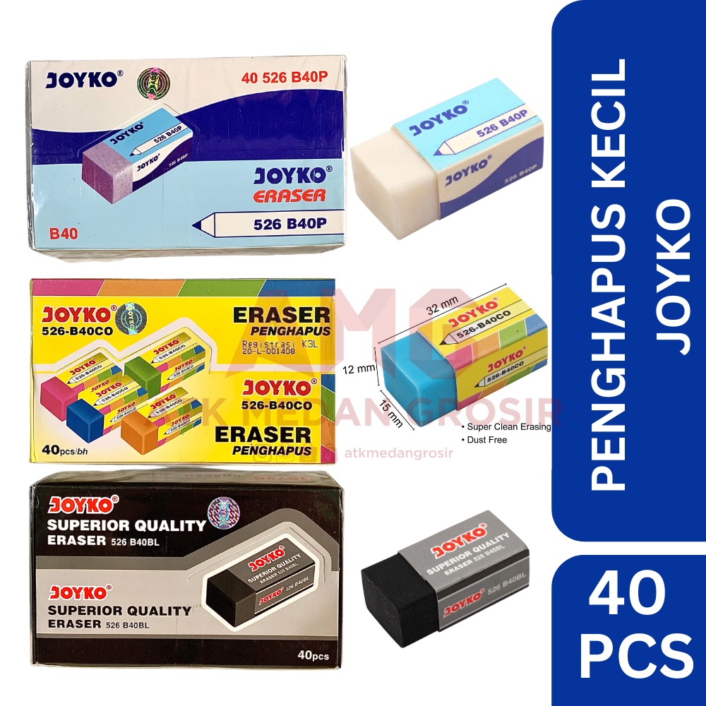 

PENGHAPUS JOYKO 526 B40 HARGA PER BOX ISI 40 PCS