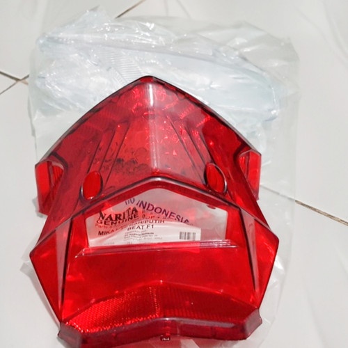 Mika Kaca Lampu Stop Honda BEAT FI Merah Putih Mika Lampu Belakang Honda BEAT FI Merah Putih